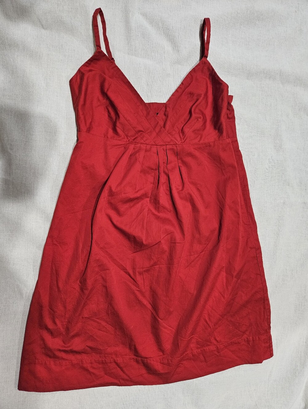 New York & Company Spaghetti Strap Red Dress
